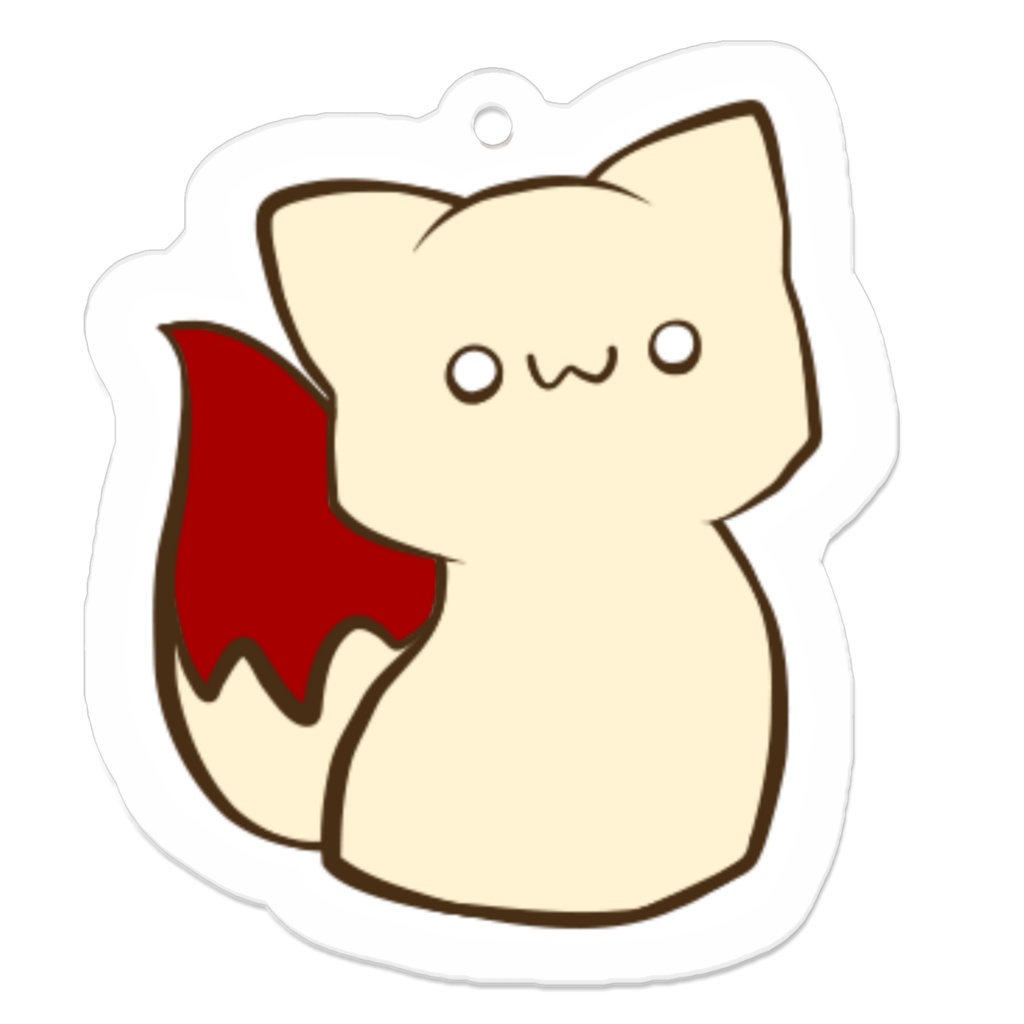 きちゅねのアクリルキーホルダー