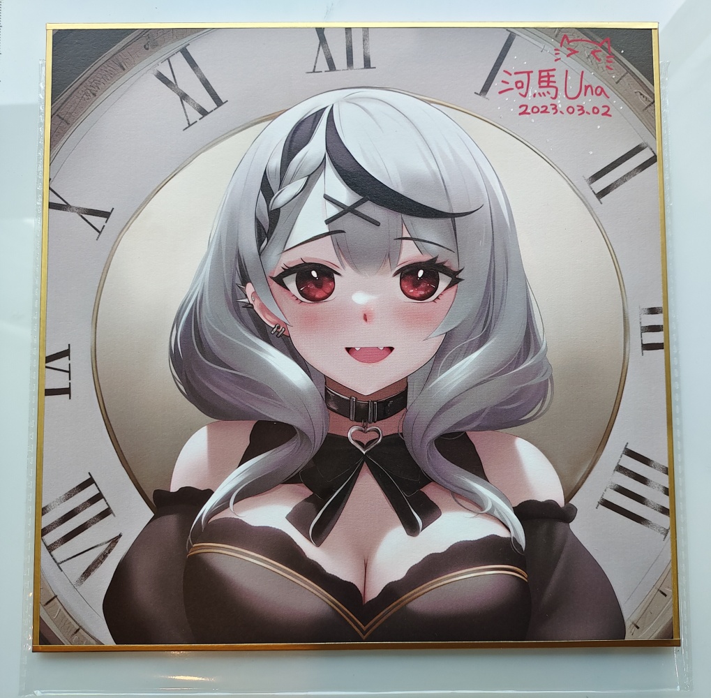 【再販】2024/2月20日23時59分受注まで 沙花叉クロヱ 抱き枕カバー hololive 色紙付き ホロライブ