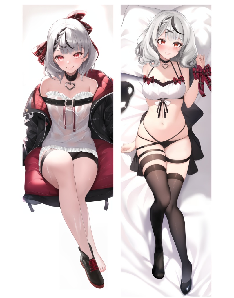 【再販】2024/2月20日23時59分受注まで 沙花叉クロヱ 抱き枕カバー hololive 色紙付き ホロライブ