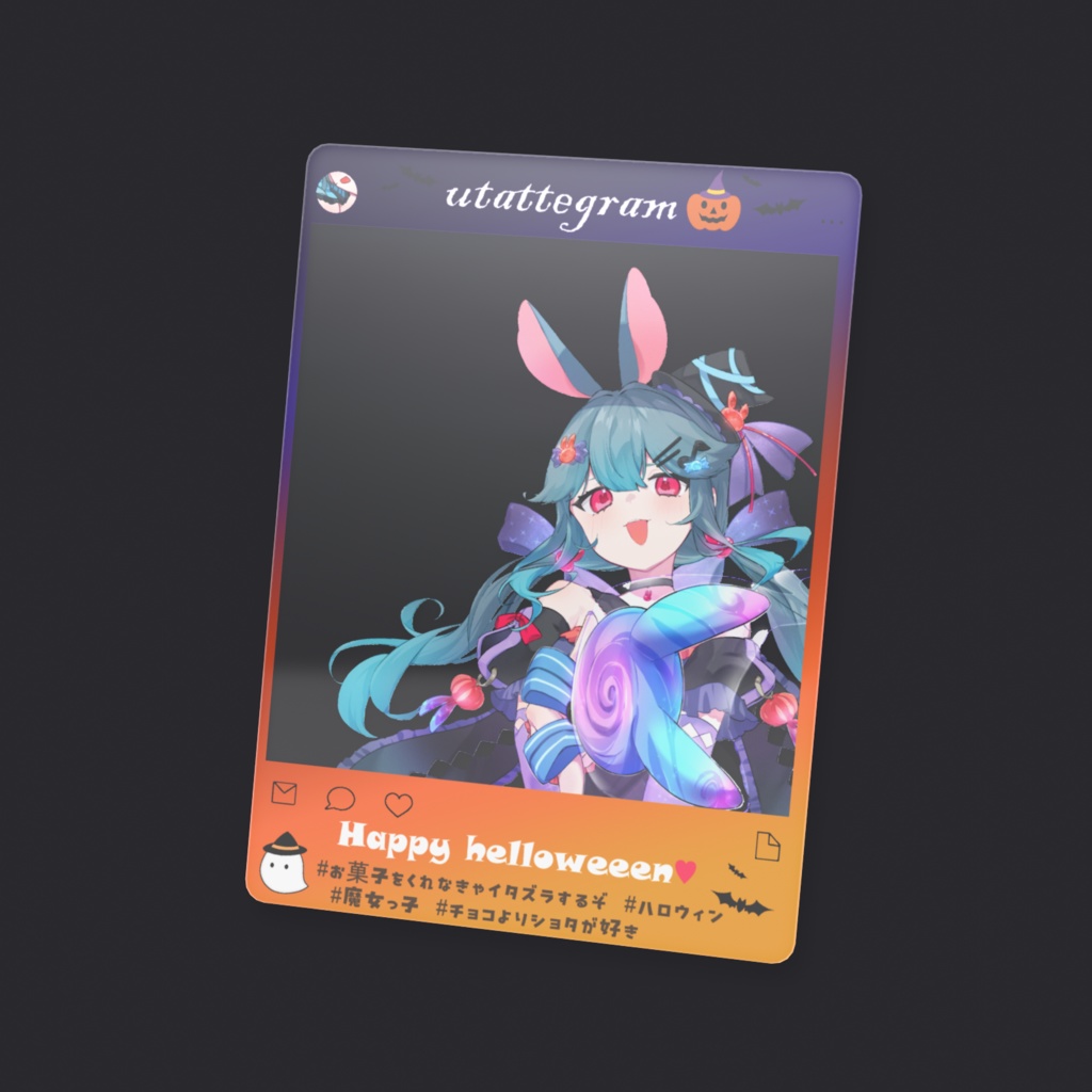 【期間限定】SNS風クリアカード(2025ハロウィンver.)