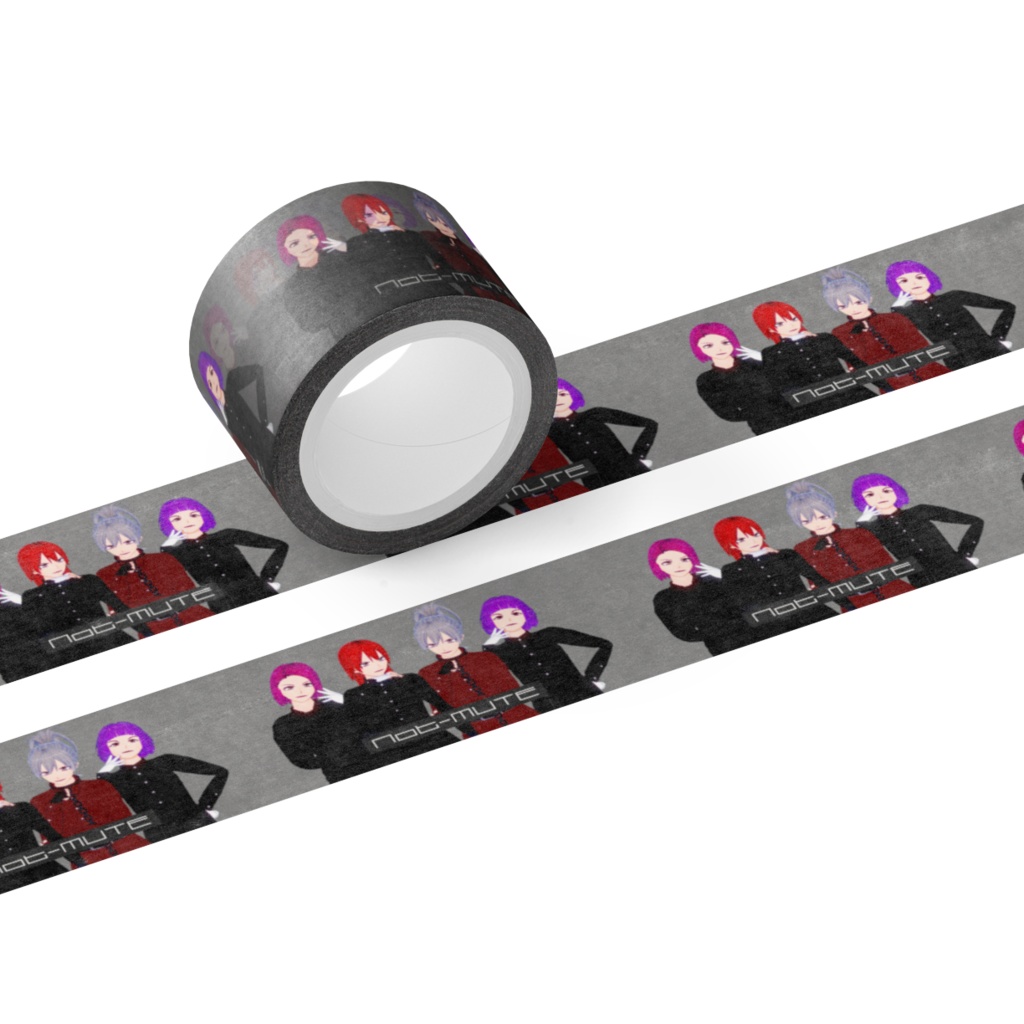 ヴィジュアル系バンドNot-MUTE①テープ幅　25mm