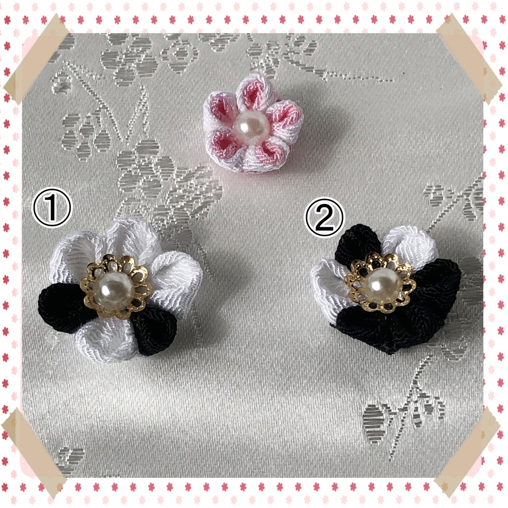 💛 つまみ細工(マグネット) 💛