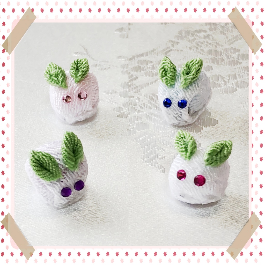 💛 つまみ細工(マグネット) 💛