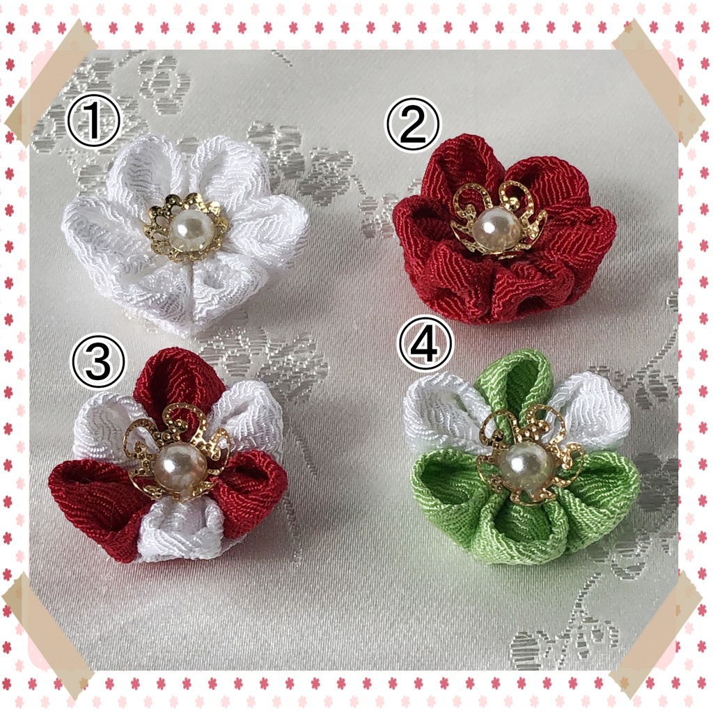 💛 つまみ細工(マグネット) 💛