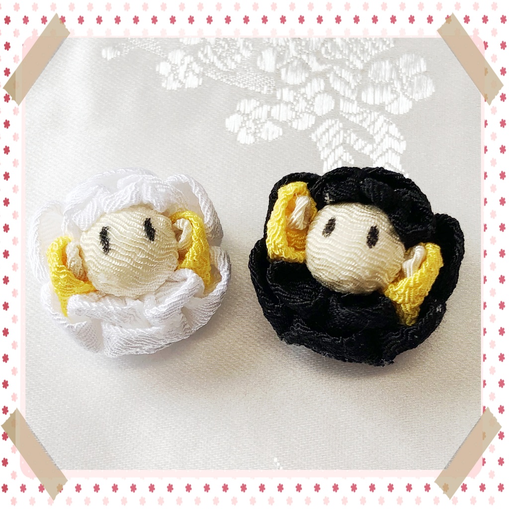  💛 つまみ細工&マグネット 💛