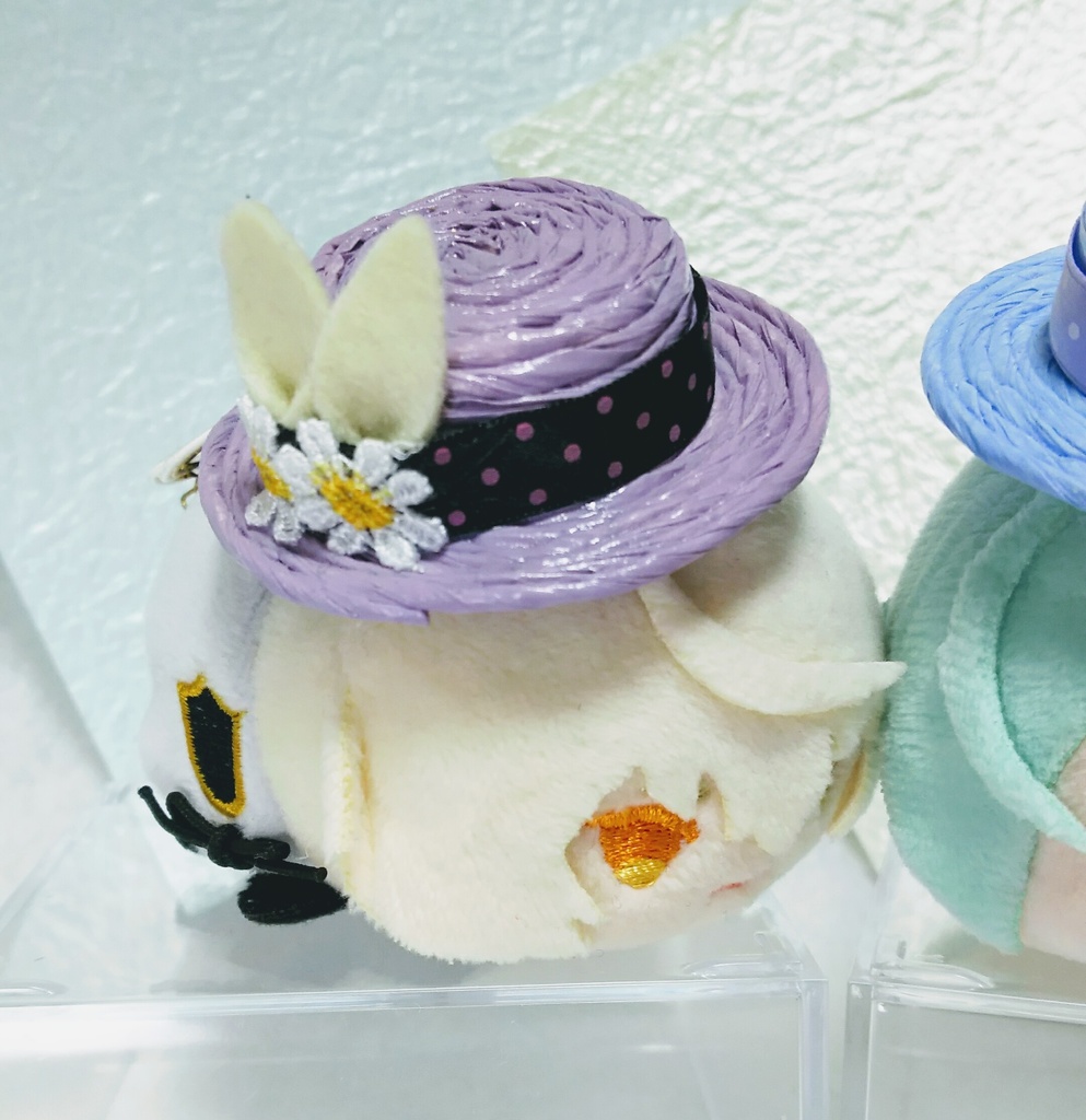 うさぎさんの耳つき帽子   もちマス・10cmぬい兼用