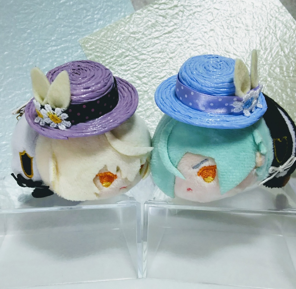 うさぎさんの耳つき帽子   もちマス・10cmぬい兼用