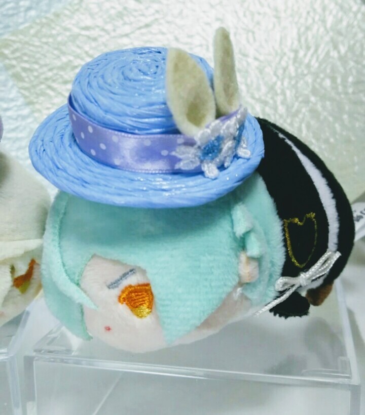 うさぎさんの耳つき帽子   もちマス・10cmぬい兼用