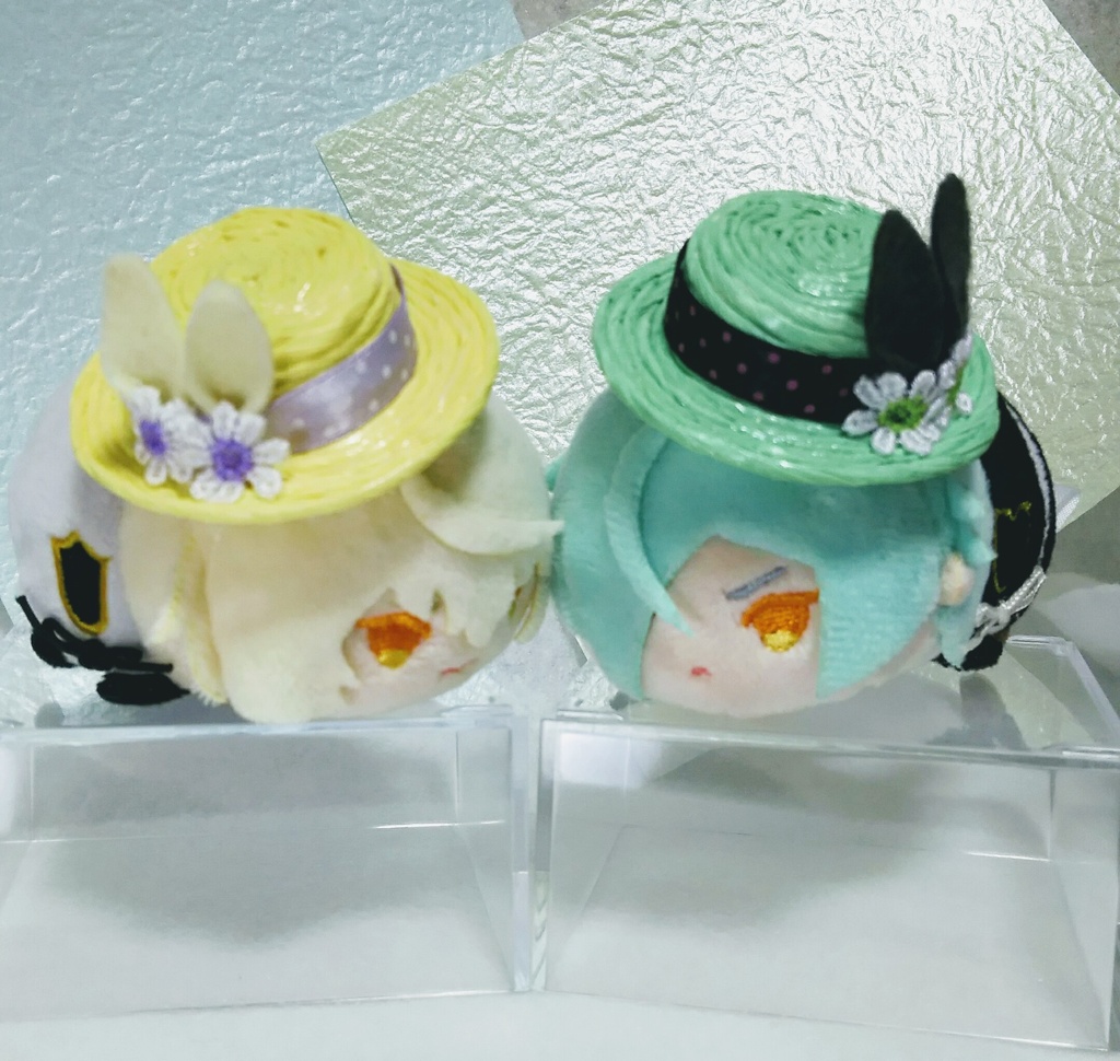 うさぎさんの耳つき帽子   もちマス・10cmぬい兼用