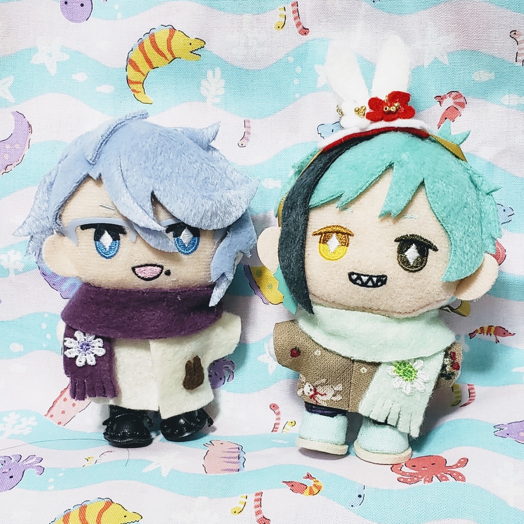 10cmぬいぐるみ用フリースマフラー