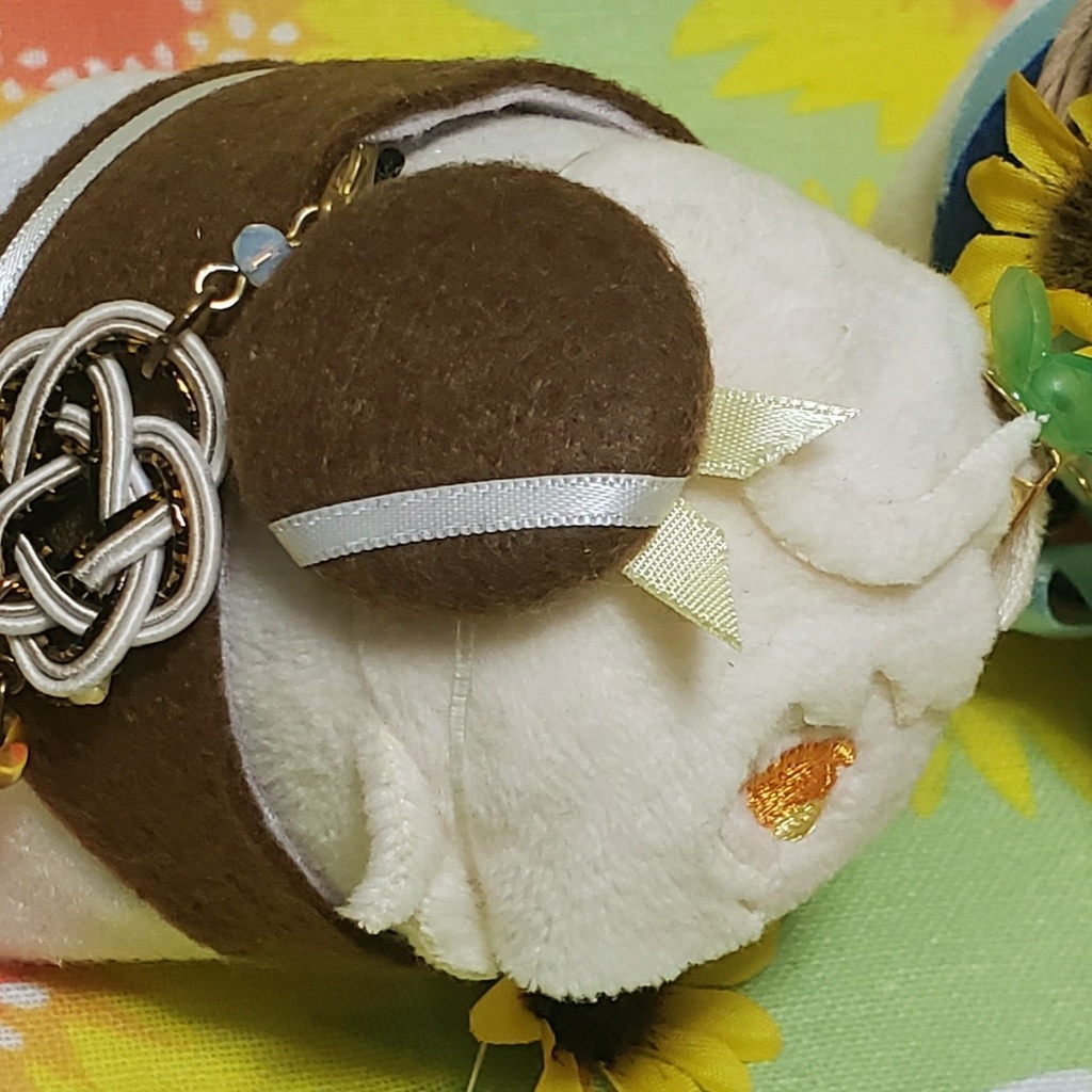 もちマス・ぬい用 リボンのベレー帽