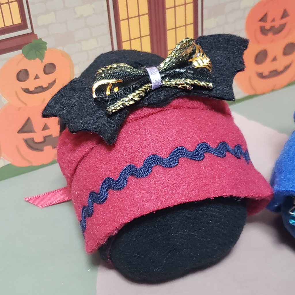 ハロウィンクリップ あくまの羽根 てんしの羽根