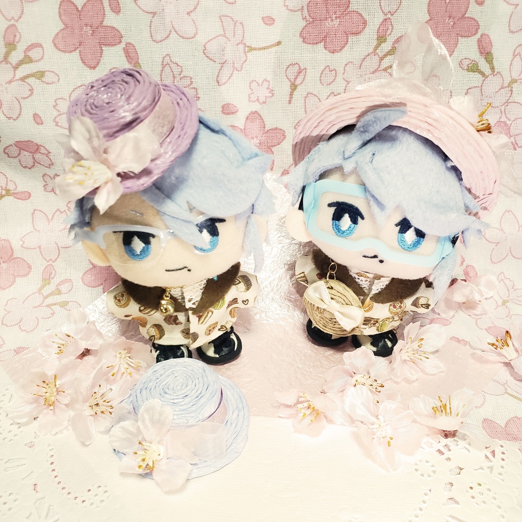 もちマス・10cmぬい用 さくらの帽子
