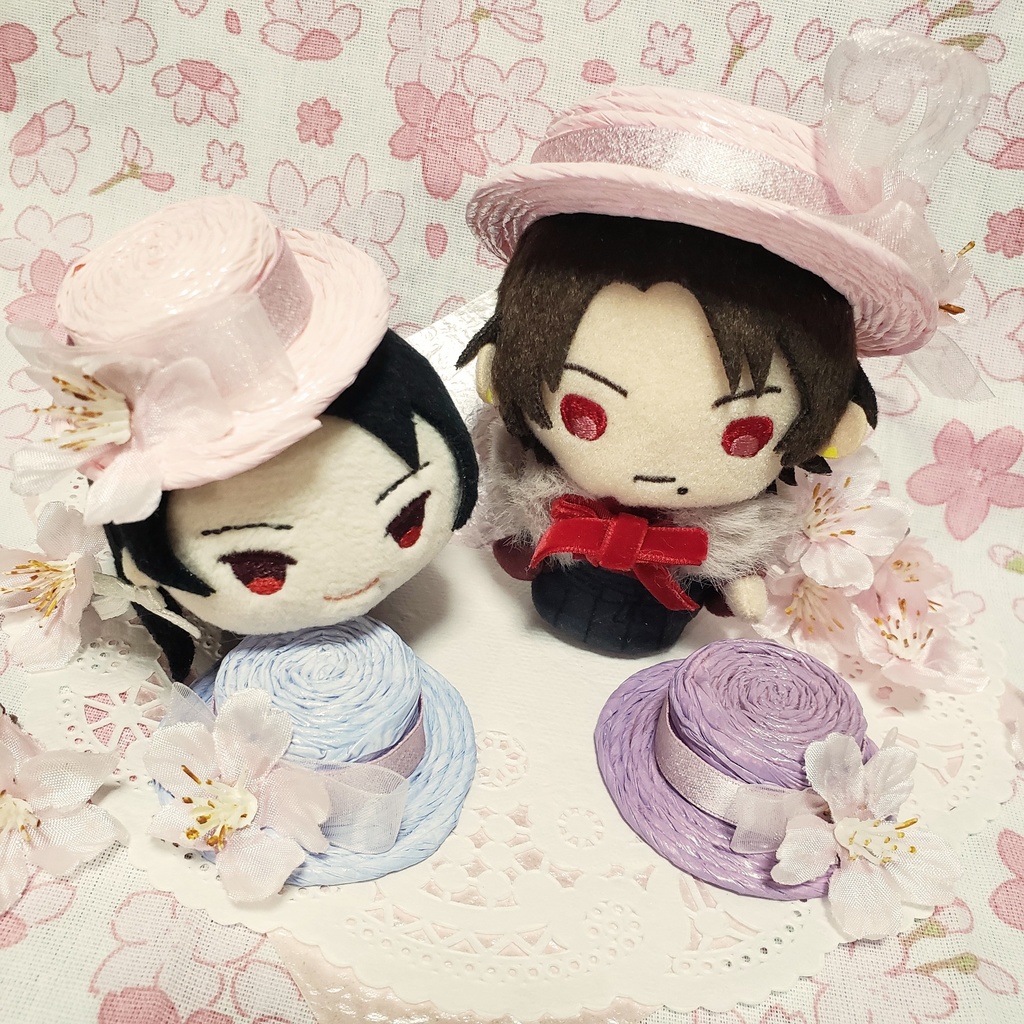 もちマス・10cmぬい用 さくらの帽子