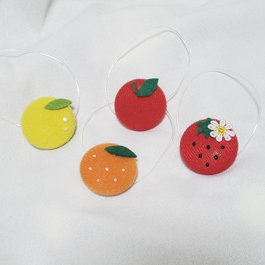 もちマス&10cmぬい用 フルーツのベレー帽