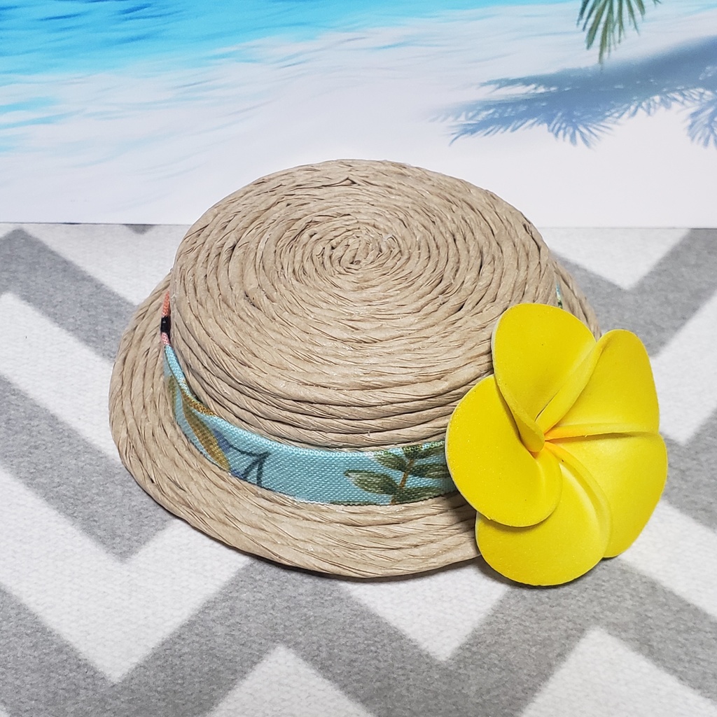 10~12cmぬい用 トロピカルな帽子