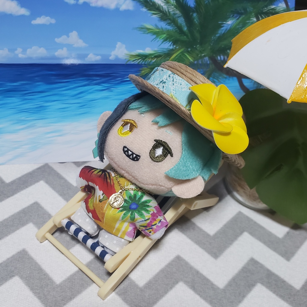 10~12cmぬい用 トロピカルな帽子