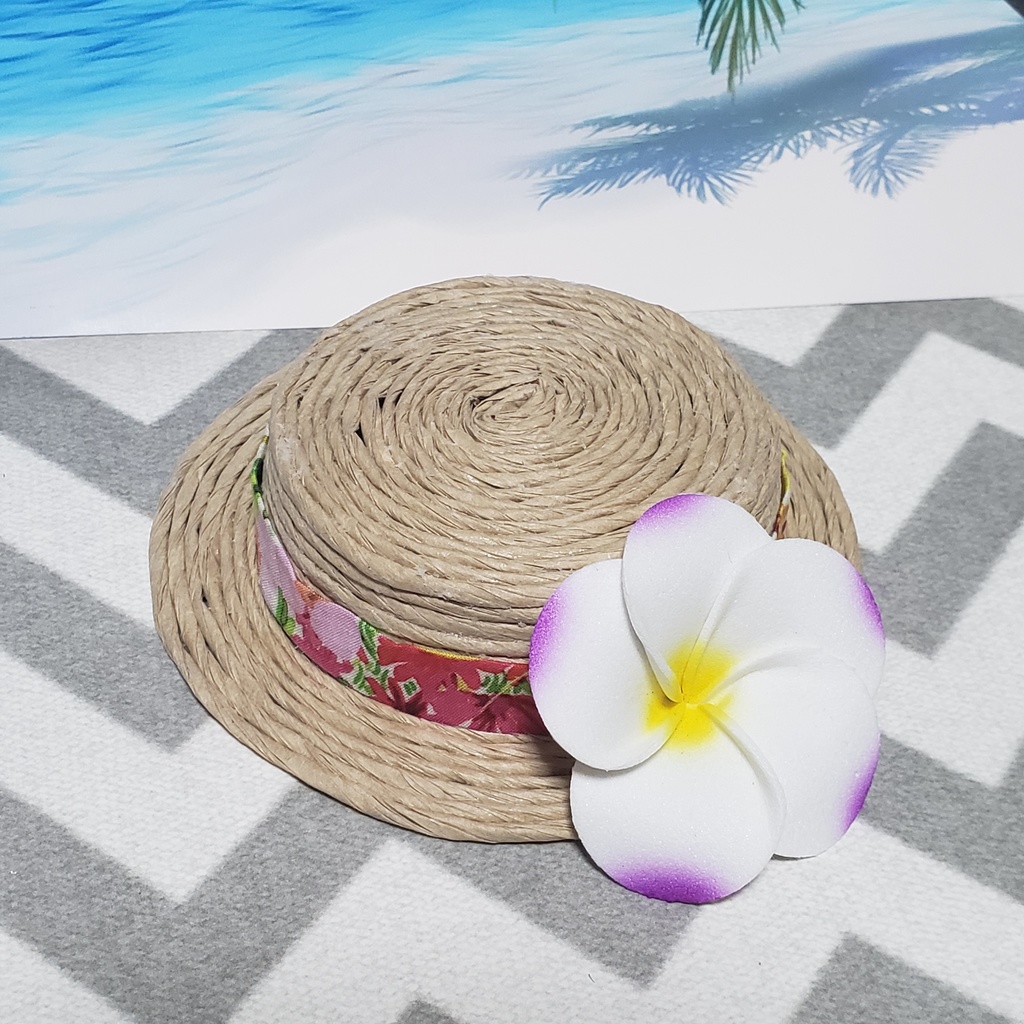 10~12cmぬい用 トロピカルな帽子