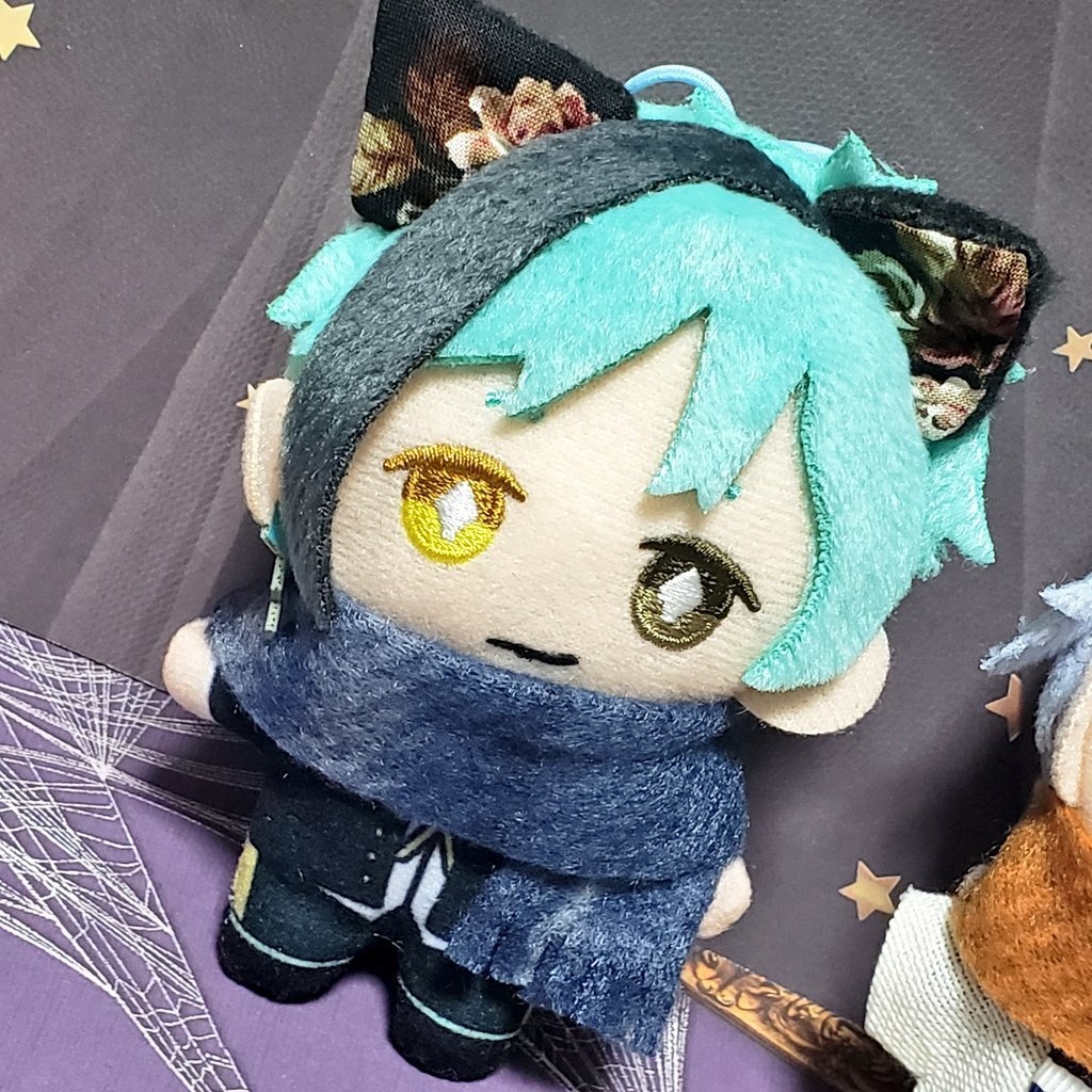 10cmぬい用・チェック柄フリースマフラー