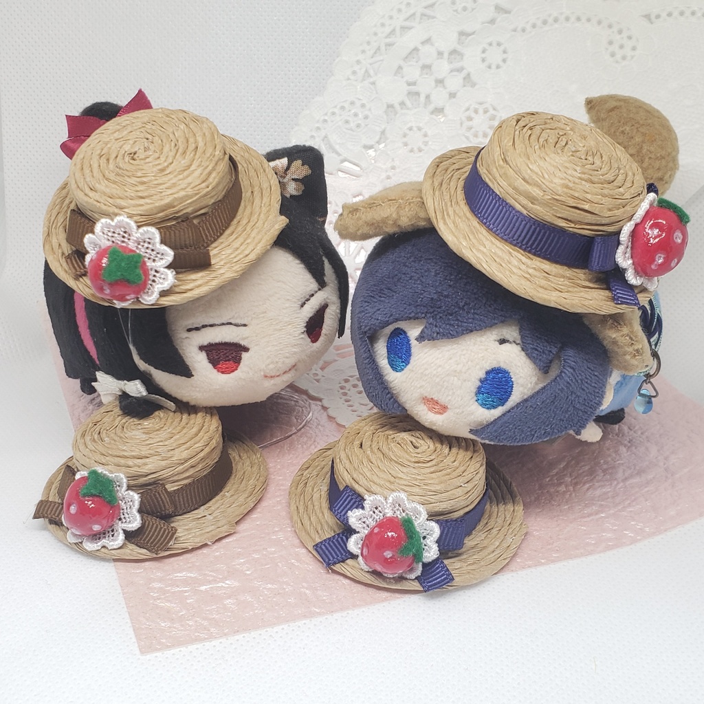 いちごの麦わらぼうし🍓