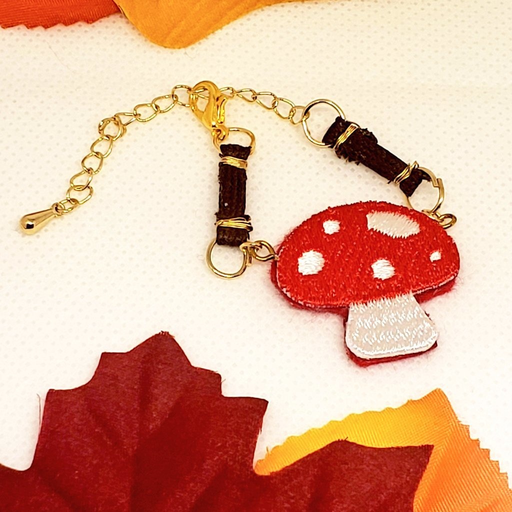 ぬいぐるみ・ドール用 きのこのバッグ