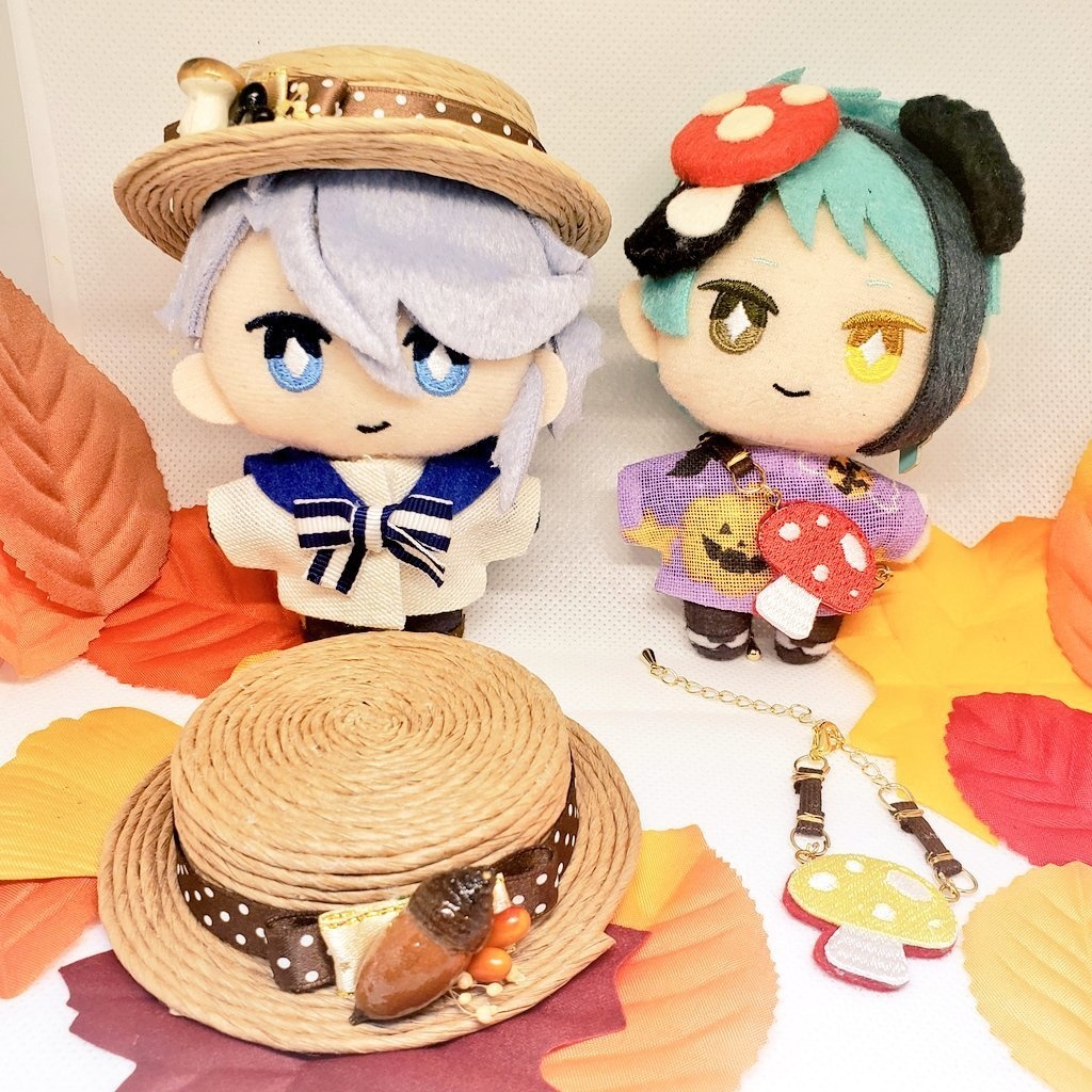 ぬいぐるみ・ドール用 きのこのバッグ