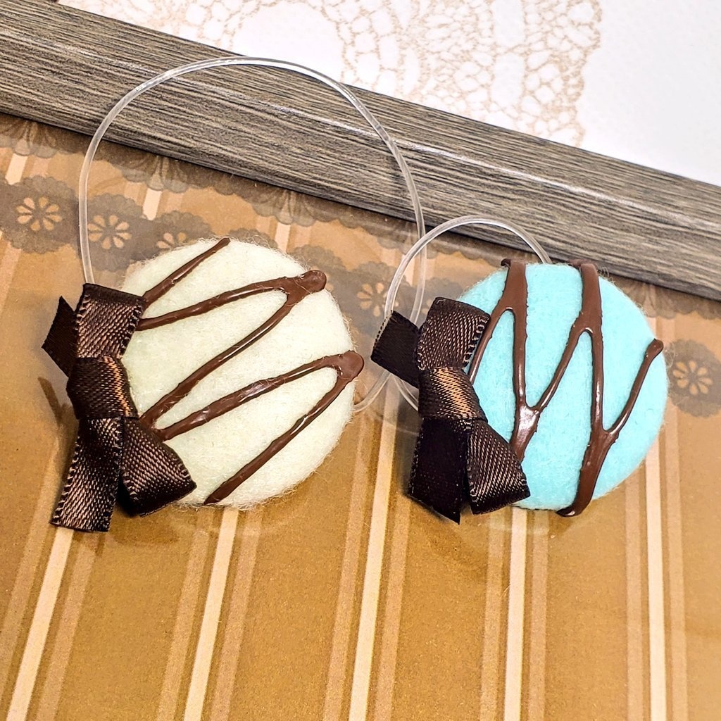 もち・10cmぬい用 チョコレートのベレー帽