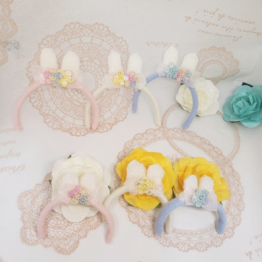 もち・ぬい用 うさ耳カチューシャ(大・小)