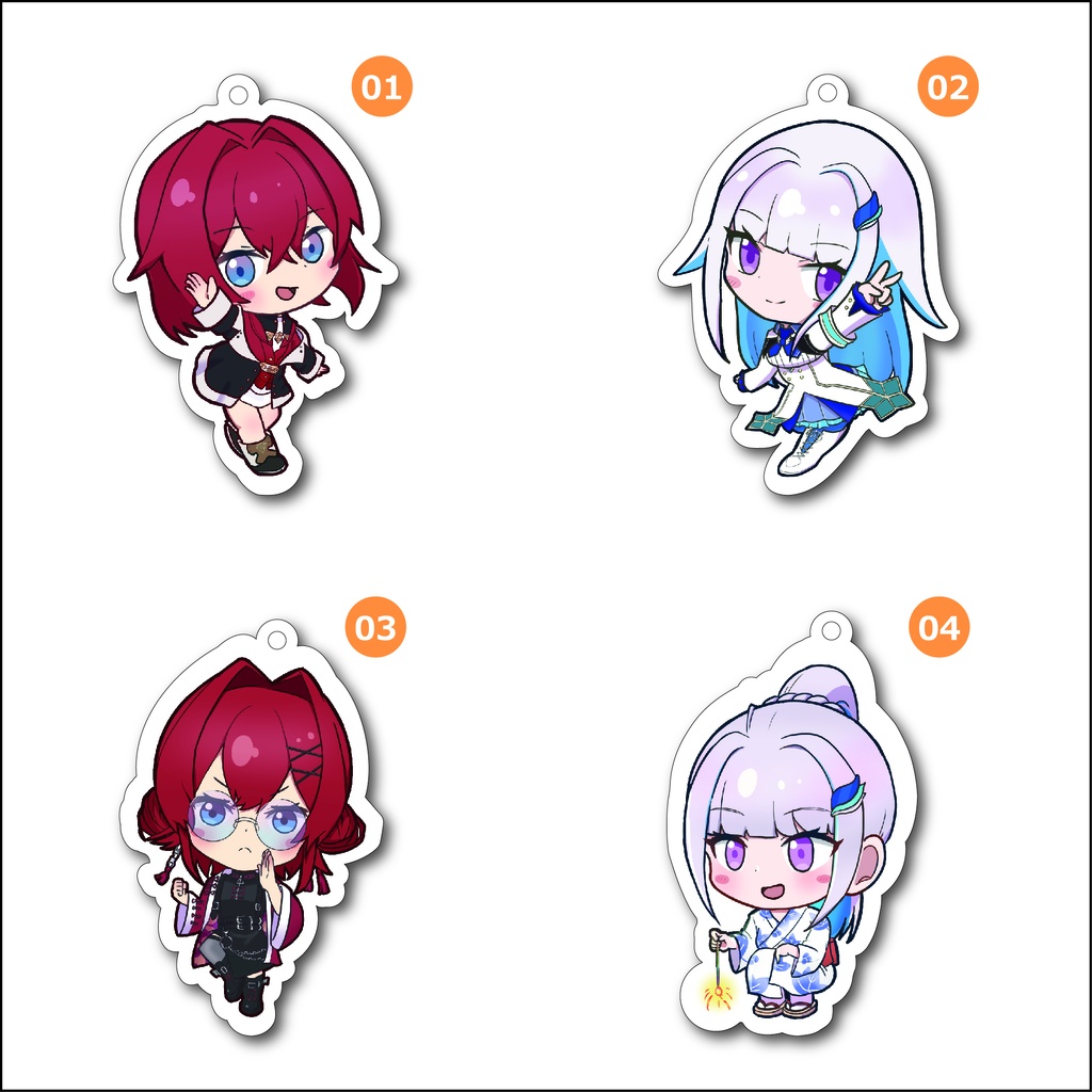 【非公式】リゼアン アクリルキーホルダー