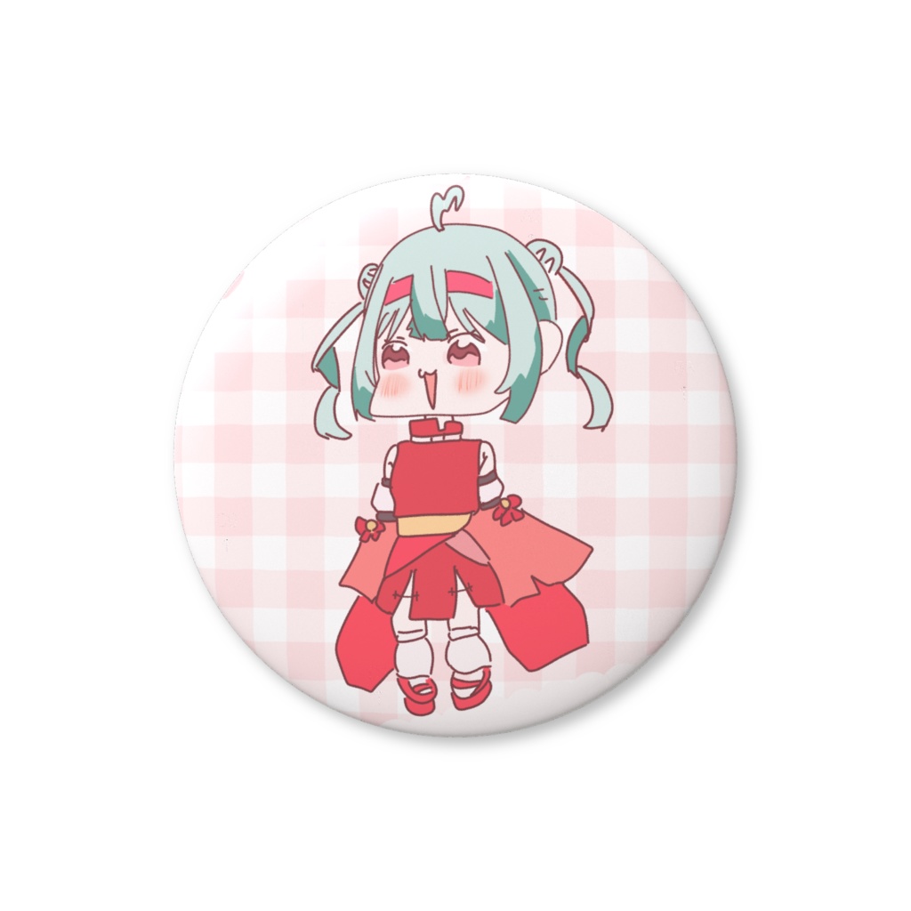 もっちん缶バッチB