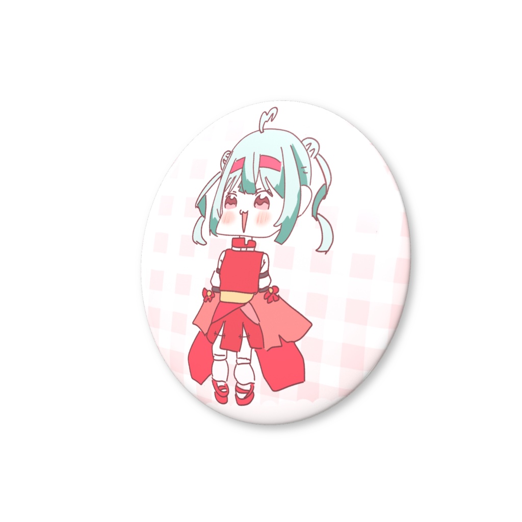 もっちん缶バッチB