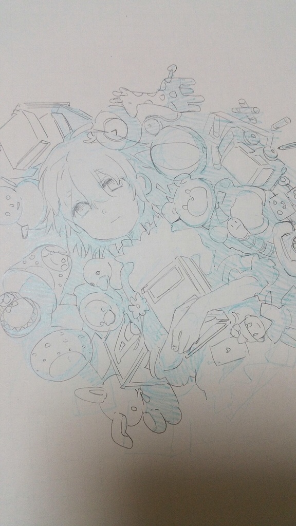 らくがき②オフィーリア