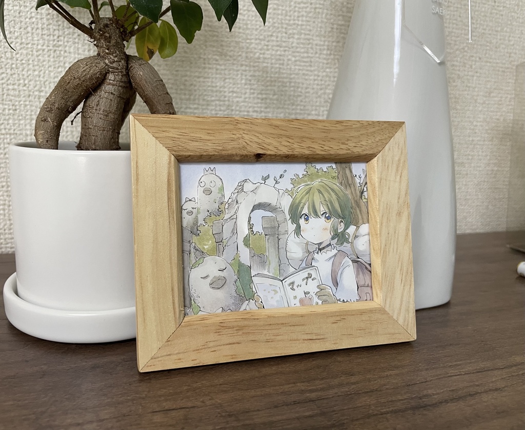 遺跡にて。