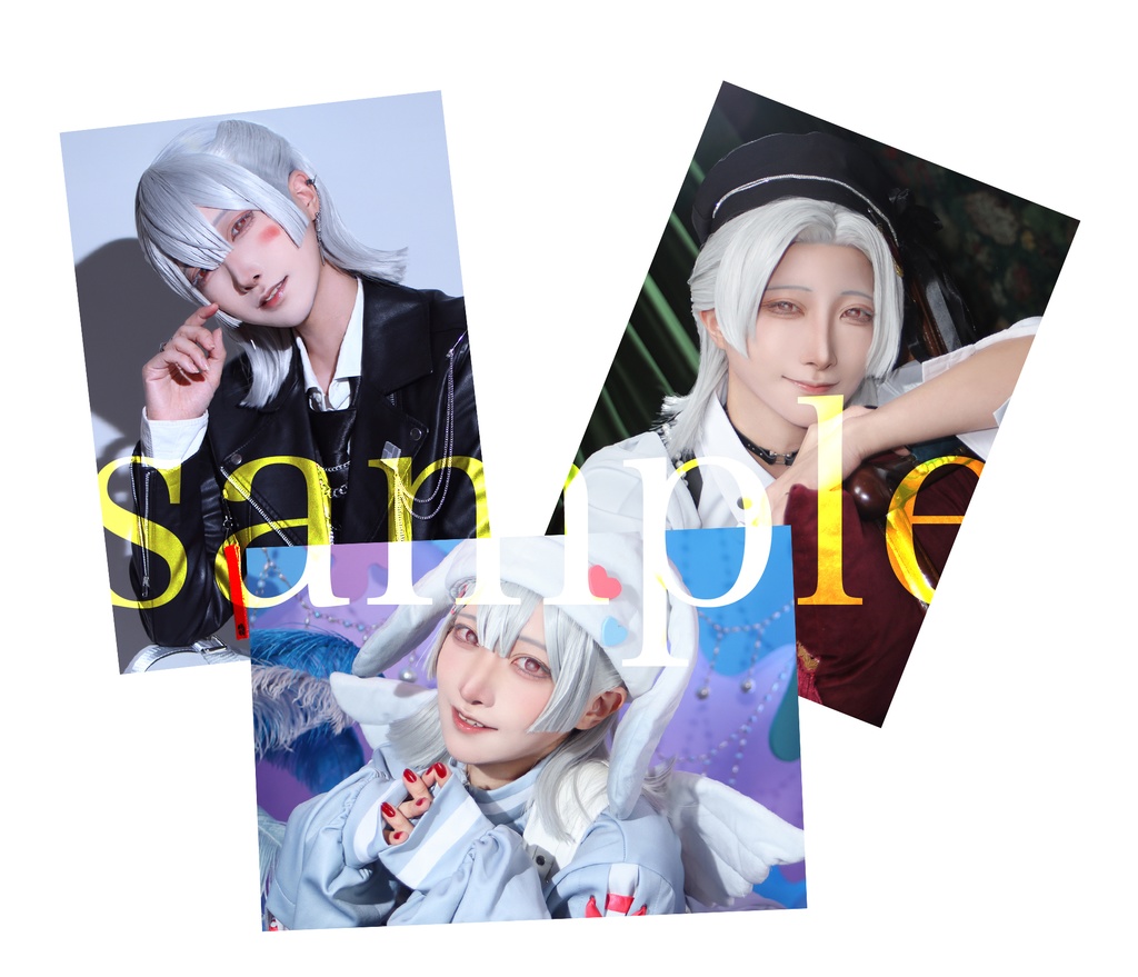 弦月藤士郎コスプレブロマイド（3枚1セット）