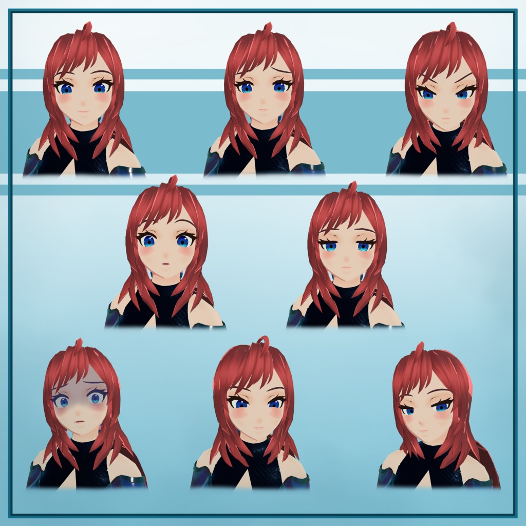 VRC Original 3D Model "Kaylen"