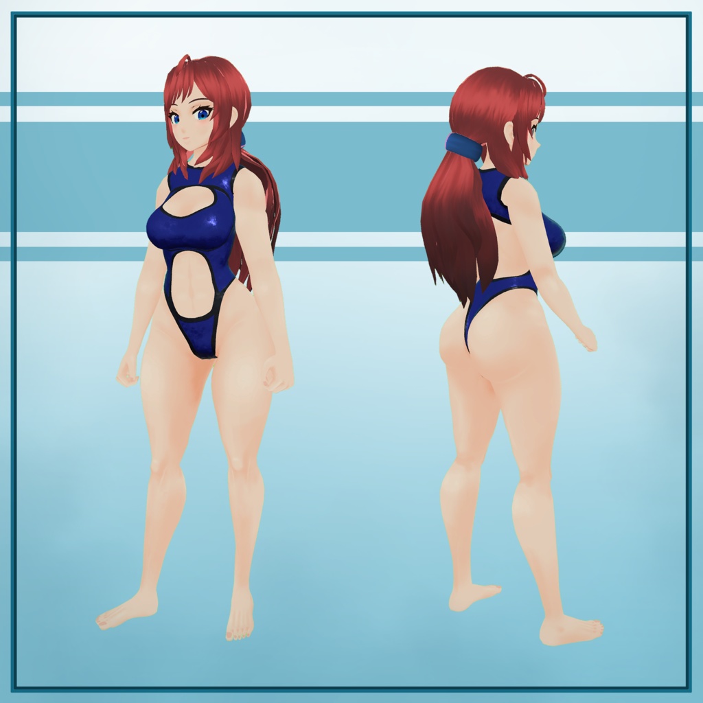 VRC Original 3D Model "Kaylen"