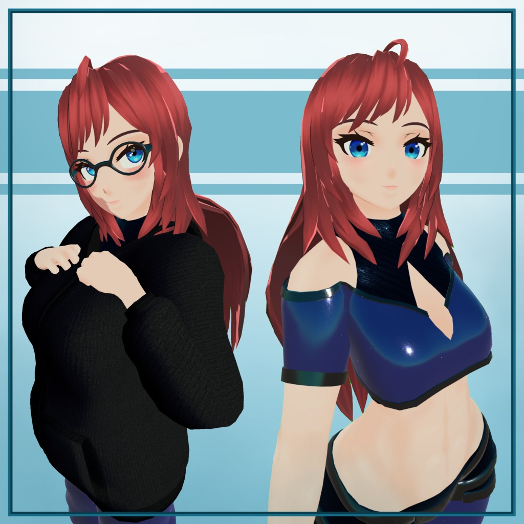 VRC Original 3D Model "Kaylen"
