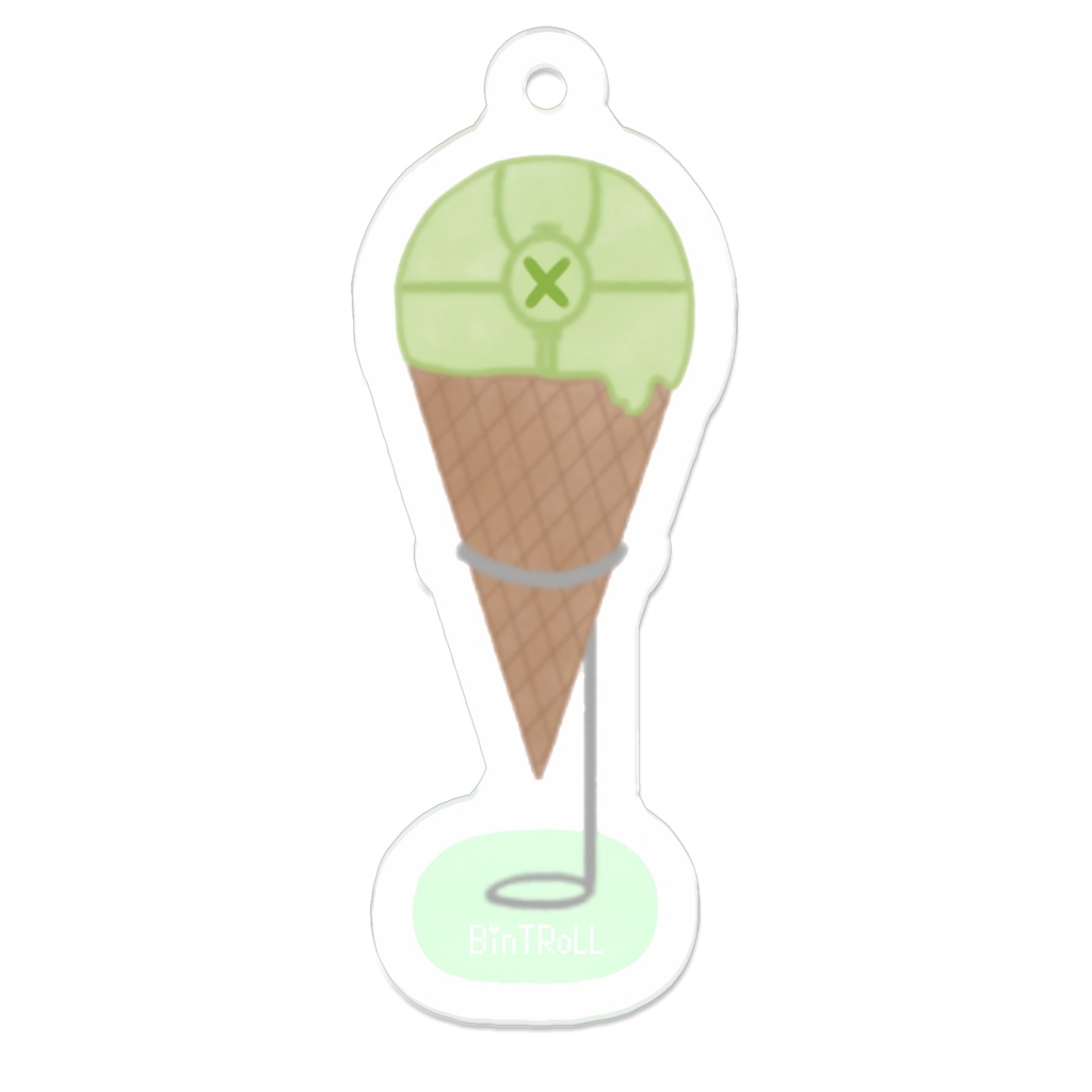 みん風アイスのアクキー