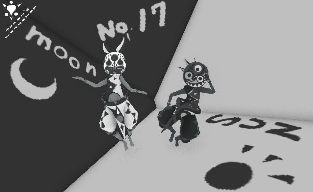 No.17 moon & sun