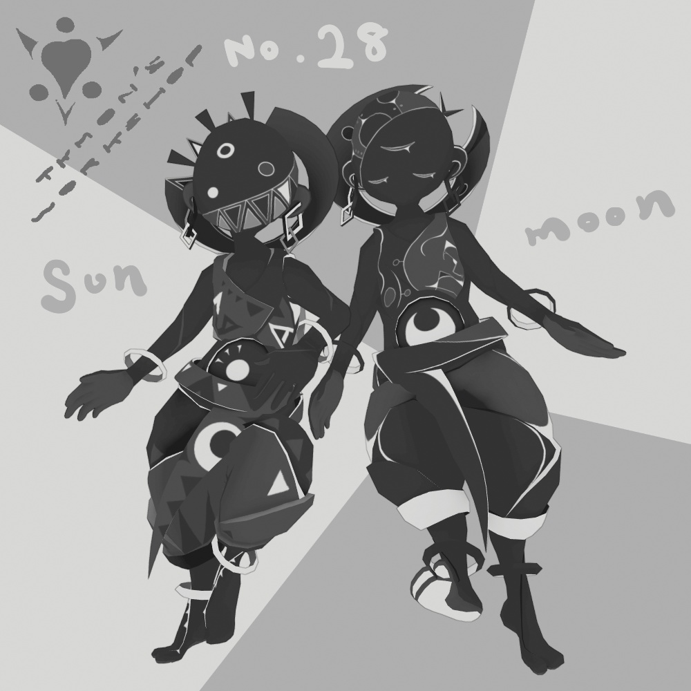 No.28 moon&sun