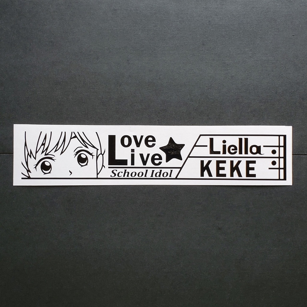 ラブライブ　Liella　唐可可　カッティングステッカー