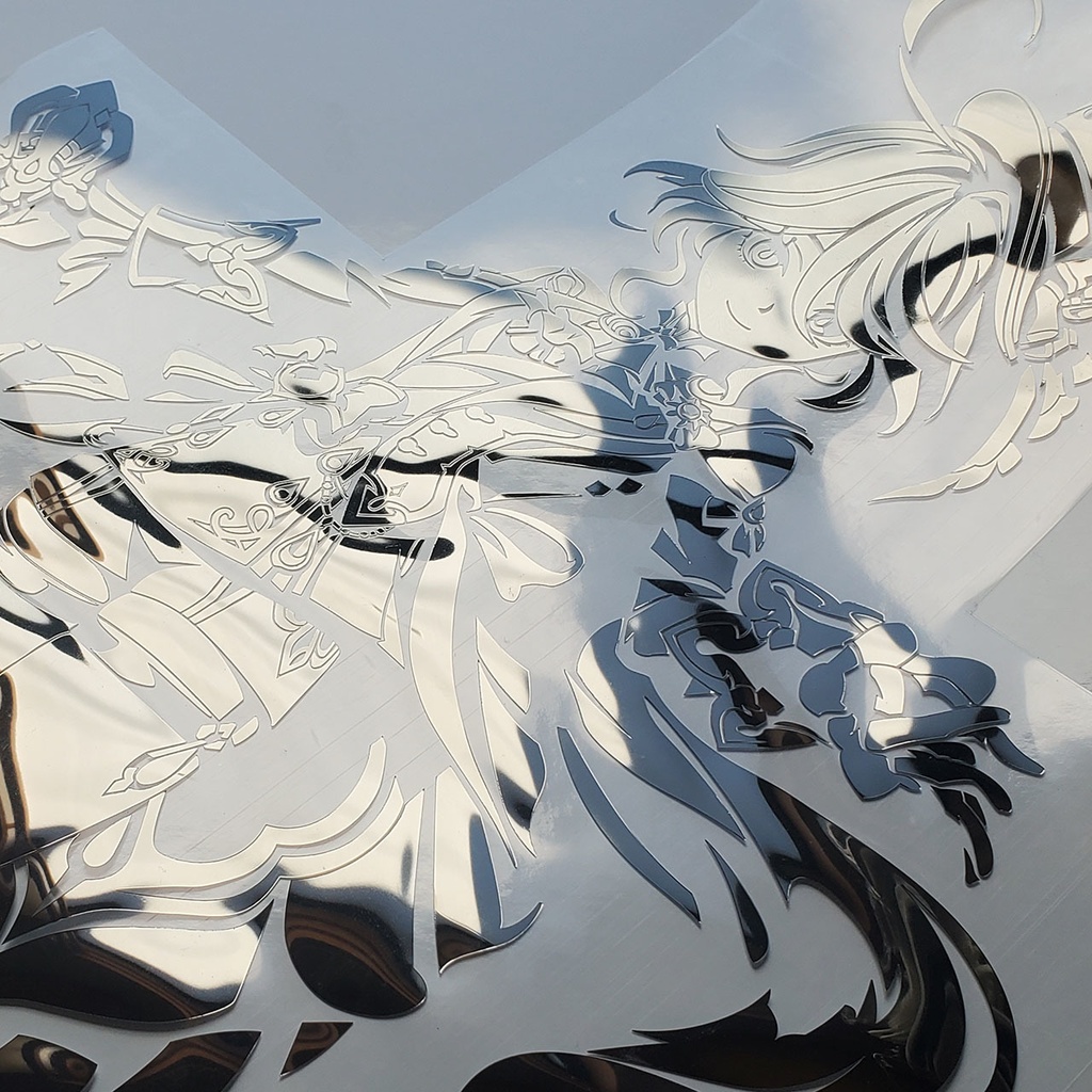 原神 フリーナ 特大カッティングステッカー(クロムメタリック)