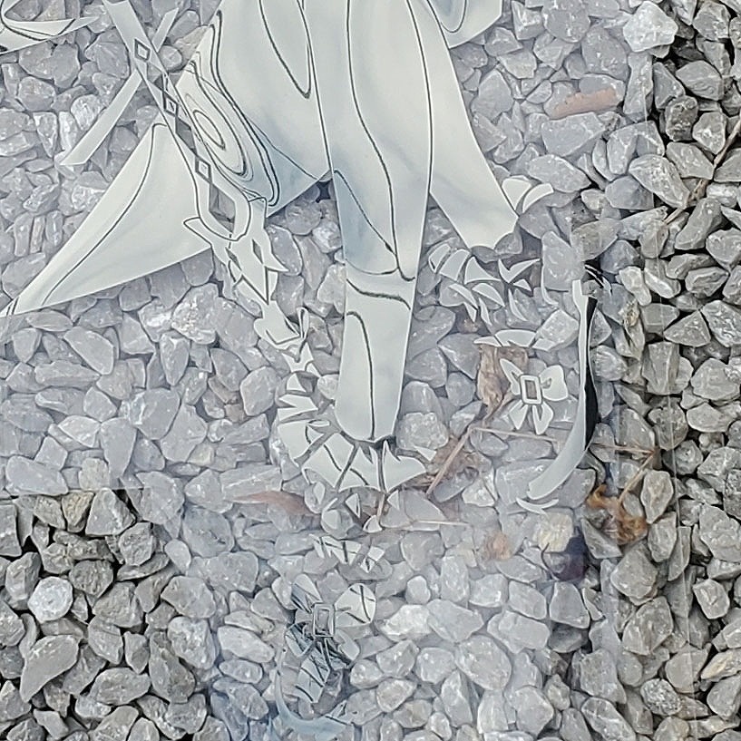 原神 フリーナ 特大カッティングステッカー(クロムメタリック)