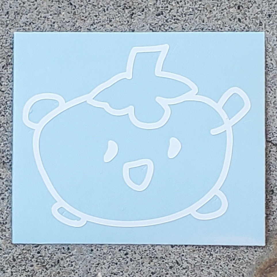 オリジナル ゆるキャラ3 カッティングステッカー