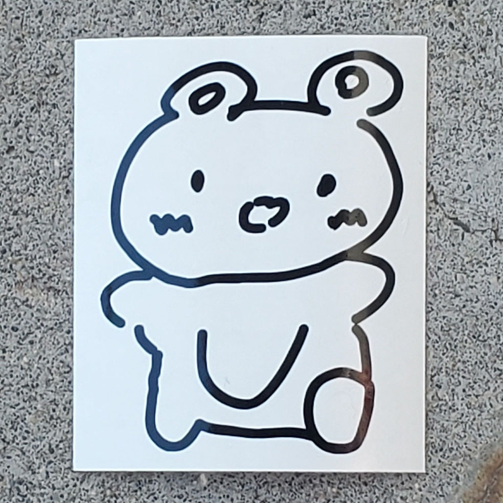 オリジナル ゆるキャラ6 カッティングステッカー