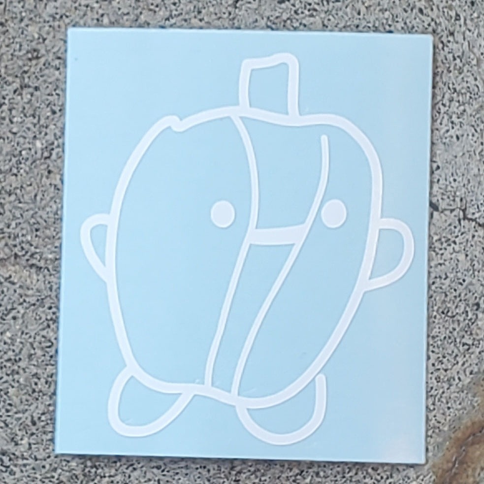 オリジナル ゆるキャラ12 カッティングステッカー