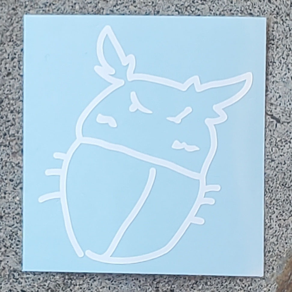 オリジナル ゆるキャラ17 カッティングステッカー