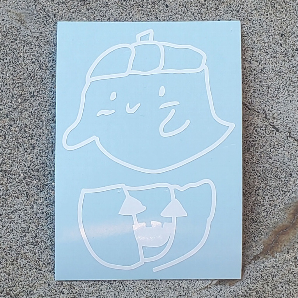 オリジナル ゆるキャラ19 カッティングステッカー