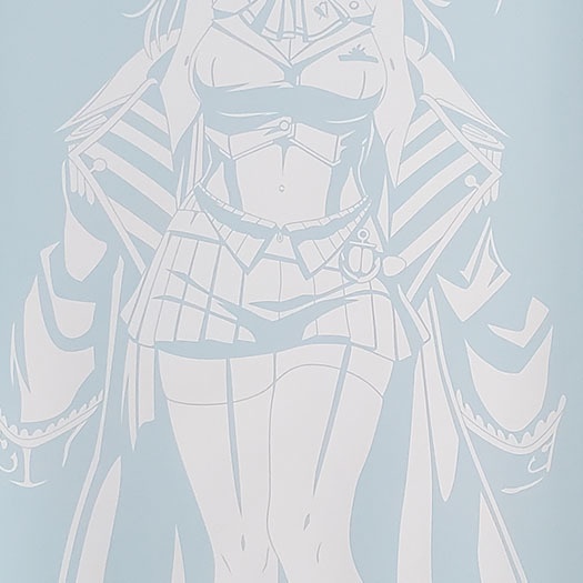 ホロライブ 宝鐘マリン(マリン船長) 特大カッティングステッカー(白)