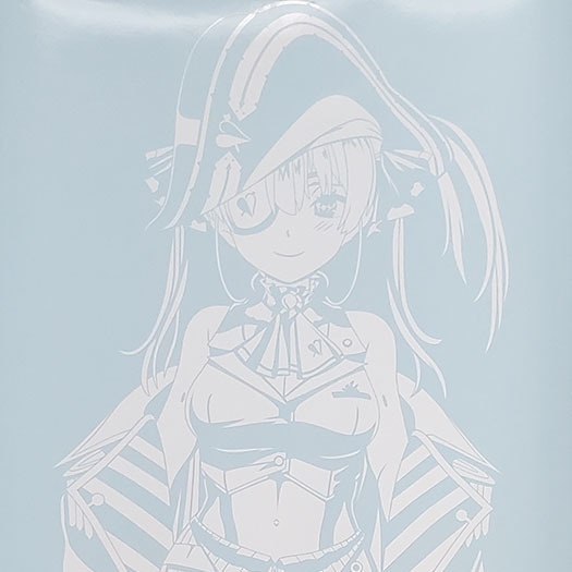 ホロライブ 宝鐘マリン(マリン船長) 特大カッティングステッカー(白)